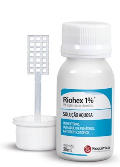 Antisséptico Rioquímica Riohex 1 Aplicador para Antissepsia